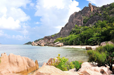 Scenic view of beach