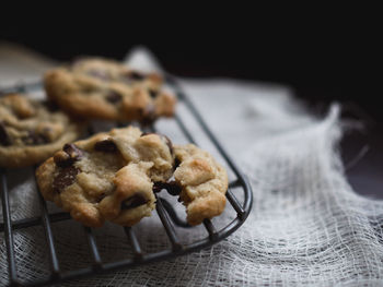 Close-up of cookies
