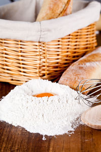 Close-up of food in basket