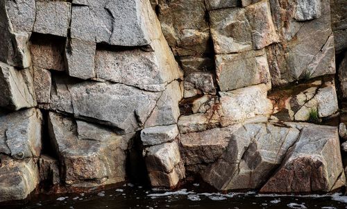 Full frame shot of rock formation