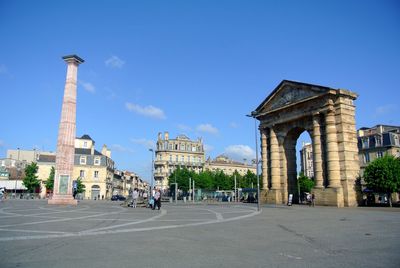 Built structure against blue sky