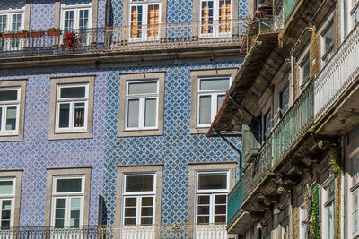 Low angle view of building in city