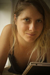 Portrait of beautiful woman