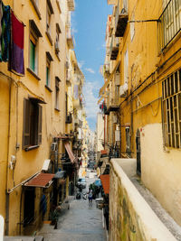 Street amidst buildings in city