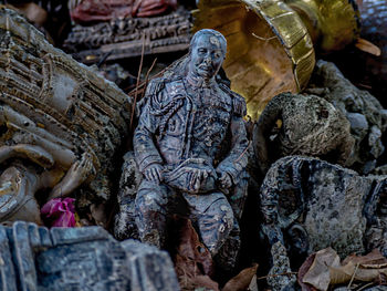 Close-up of buddha statue