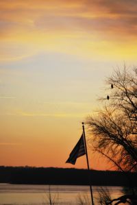 Scenic view of sky at sunset