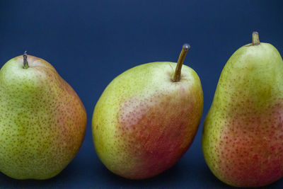 Close-up of apples on table