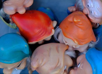 Close-up of hands holding food