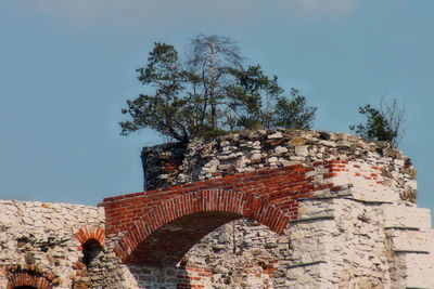 Low angle view of historical building