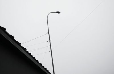 Low angle view of building against clear sky