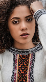 Close-up portrait of a girl