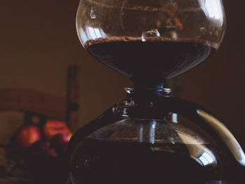 Close-up of drink on table