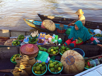 Various fruits for sale at market