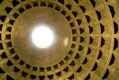 Low angle view of ceiling