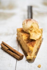 Close-up of bread on table