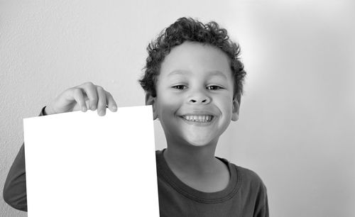 Portrait of smiling boy