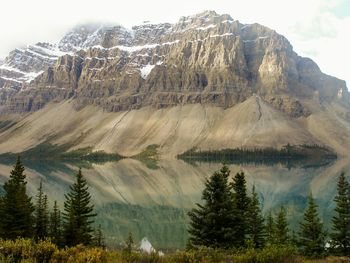 Scenic view of lake and mountain