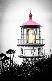 View of lighthouse against sky