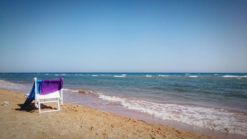 Scenic view of calm sea against sky