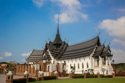 Traditional building against sky