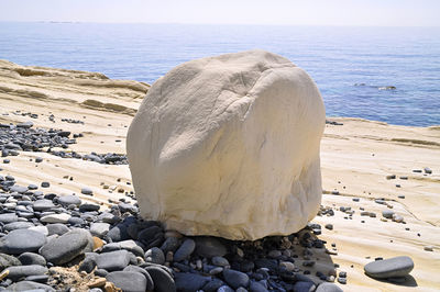 Rocks on beach