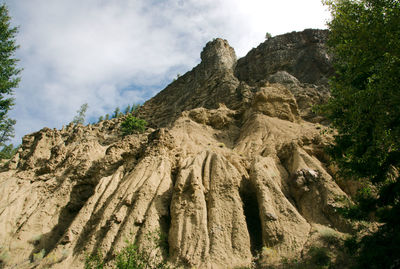 Hoo doos of weathered sandstone