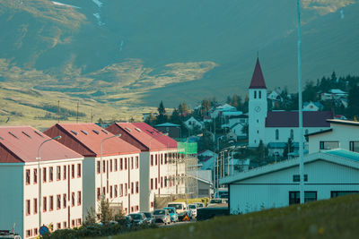 Buildings in town