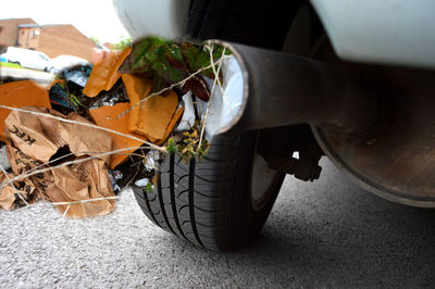 Close-up of car