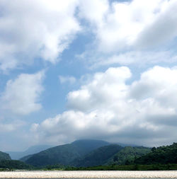 Scenic view of landscape against sky