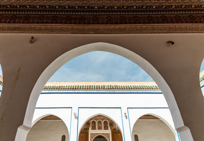 Low angle view of historical building against sky