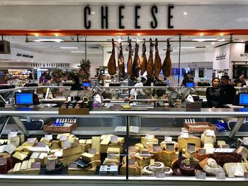 Group of people at store