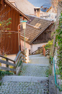 Houses in a building