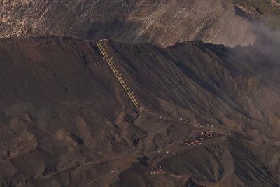 Road passing through mountains