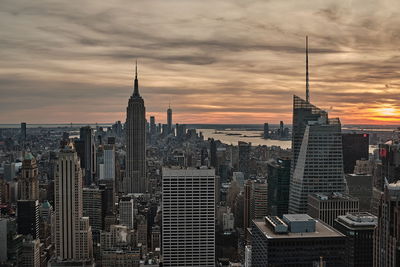 New york seen from top of the rock