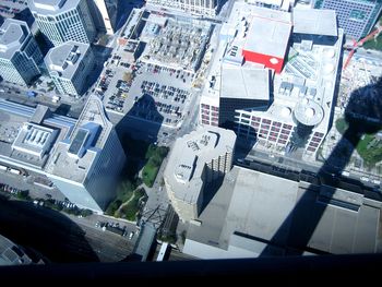 Aerial view of city