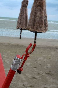 Scenic view of beach