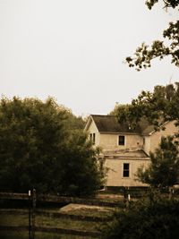 Built structure against clear sky