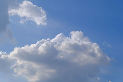 Low angle view of clouds in sky