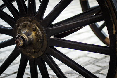 Close-up of wheel