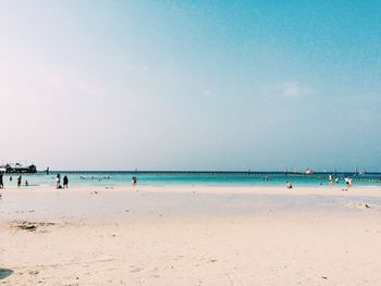 Scenic view of beach