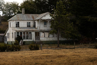 House on field