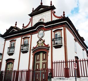 Low angle view of building against sky