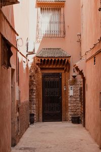 Exterior of abandoned house