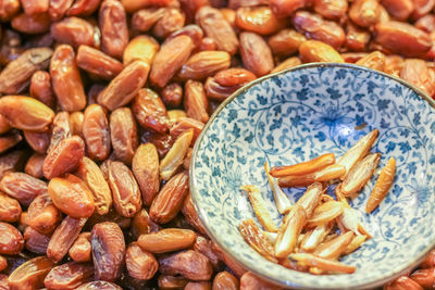 Full frame shot of food at market stall