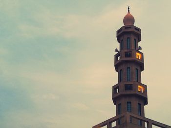 Low angle view of building against sky