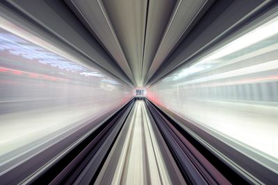 Railroad station platform
