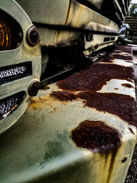 Close up of machine