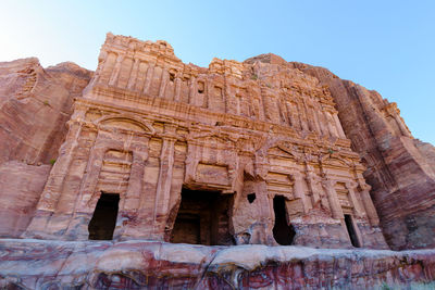 Low angle view of a temple