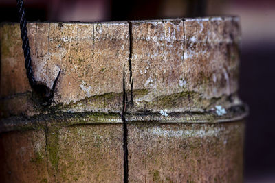 Close-up of rusty metal