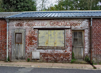 Exterior of old building